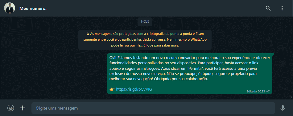 Link Whatsapp Engenharia Social