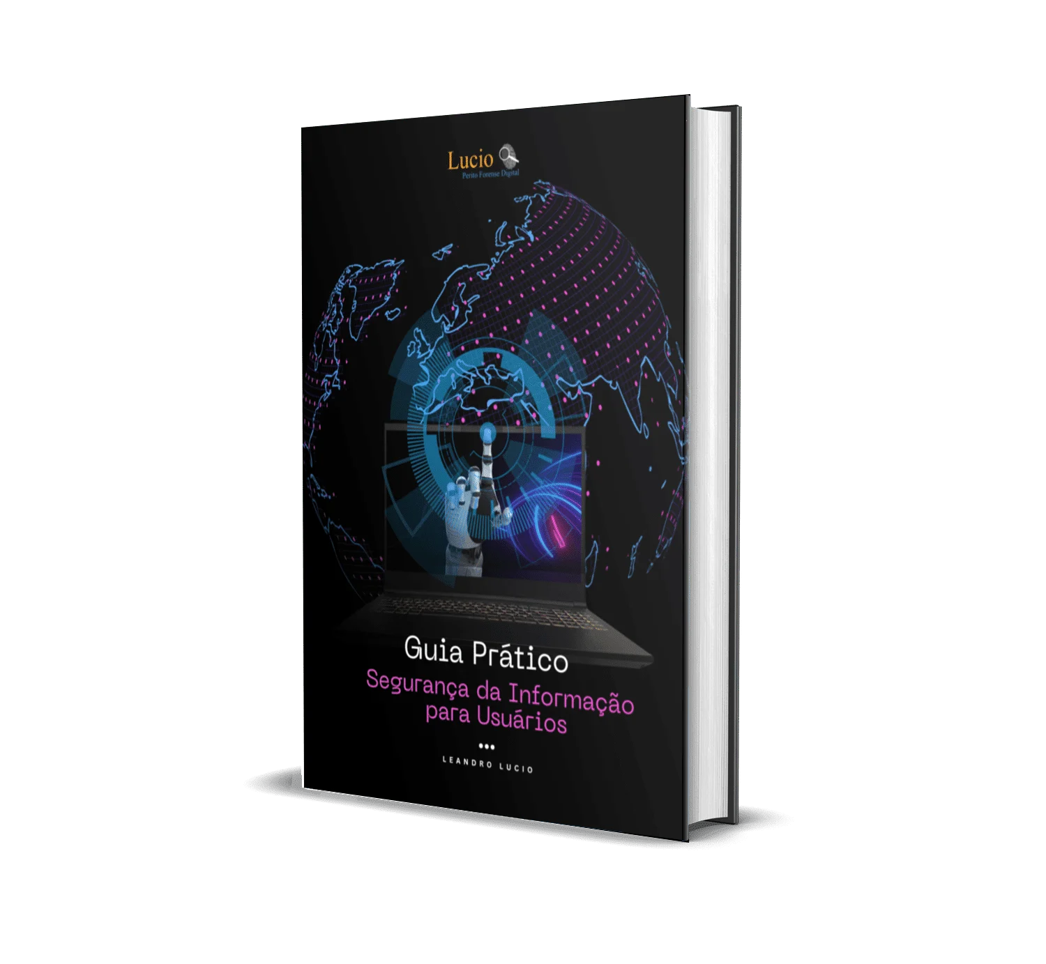 Capa 3D do livro Guia Prático de Segurança da Informação