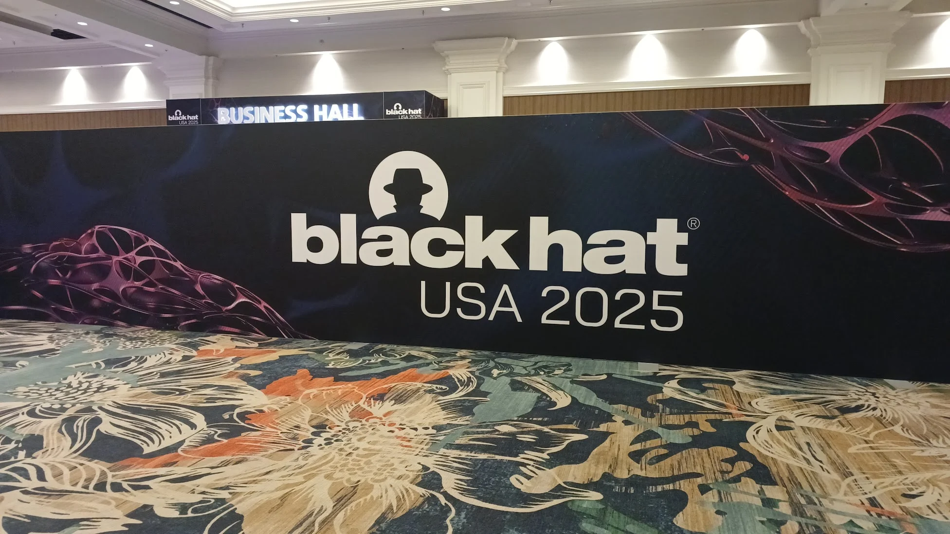 Estande e comunidade na Black Hat USA